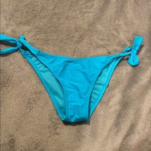 Blue bikini bottom